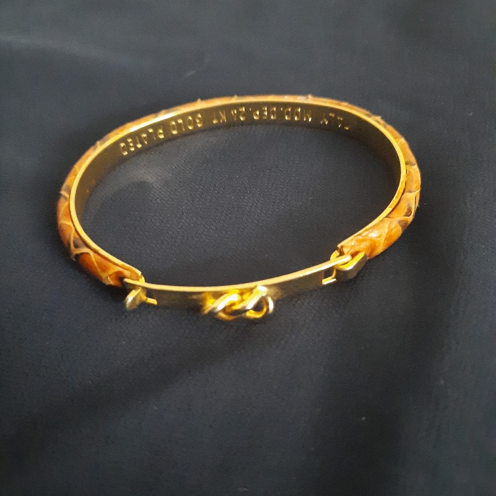 24kt gold plated bracelet